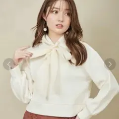 31 sons de mode 裏起毛フロントリボンパーカー