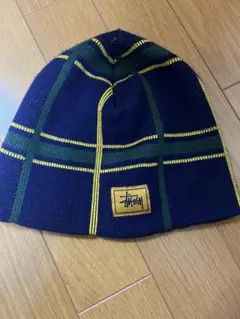 90s〜00s OLD STUSSY チェック ビーニー