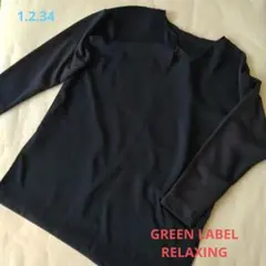 【GREEN LABEL RELAXING】ネイビー 長袖トップス
