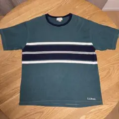L.L.BeanJAPAN EDITIONビーンズストライプクルーネックTシャツ