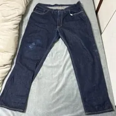 EDWIN デニム 404 w44 ダークブルー 大きいサイズ