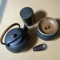 東*堂様 銅製 茶道具セット