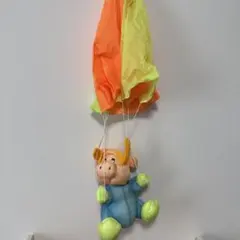 vintage パラシュート ぬいぐるみ ぶた