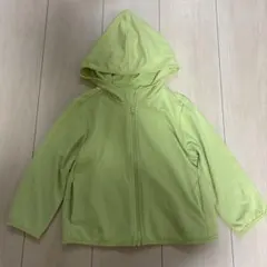 UNIQLO キッズ100サイズ　ライトグリーン　パーカー