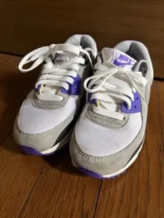 NIKE AIR MAX 90 ホワイト パープル 23cm