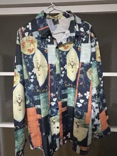 柄シャツ 長袖 シャツ