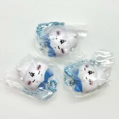 【未開封品】ちいかわ マスコット付きビスケット ハチワレ 3点