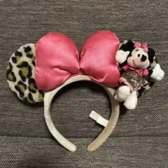 ミニーマウス★ヒョウ柄カチューシャ★ディズニー