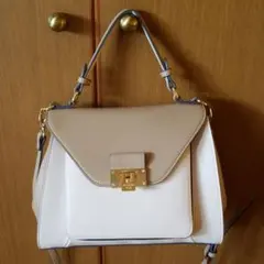 値下げ！極美品サマンサベガ★バイカラー★ショルダーバッグ