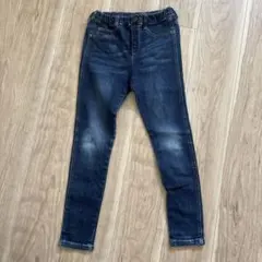 美品　BREEZE デニム風ロングパンツ 140