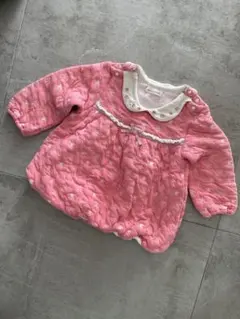 クーラクール♡ピンク 雪の結晶模様 トレーナー 100