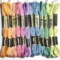 12色セット 刺繍糸 パッチワーク クロスステッチ ミサンガ 手芸 ソーイング