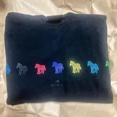 PS Paul Smith ゼブラ　シマウマ　マルチカラー　ブラック　Lサイズ