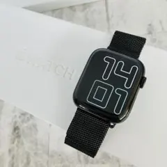 最大100%✴︎Apple Watch series4ブラックステンレスセルラー - メルカリ