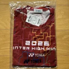 YONEX 2026 インターハイ記念Tシャツ レッド Oサイズ 新品未開封