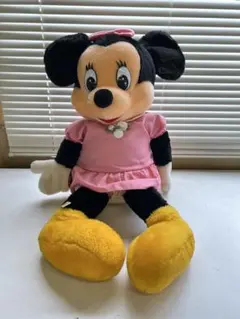 P314ヴィンテージサンアンドスター ミニー タグ付き ぬいぐるみ1970年代