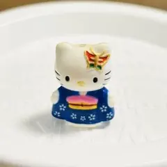 ★レア★ハローキティ フィギュア 青い着物デザイン