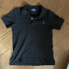 RALPH LAUREN ブラック ポロシャツ 6T