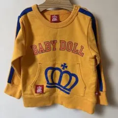 BABY DOLL ベビードール イエロー トレーナー サイズ90