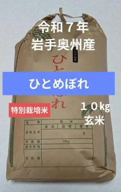令和7年産 お米 ひのひかり 玄米10kg（ダンボール込） - メルカリ