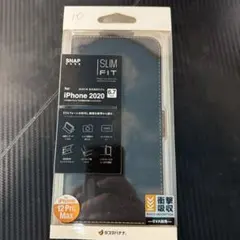 ⑩iPhone12proMax用 ケース　ブラック×ダークブラウン