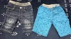 半ズボン　2種セット　110cm