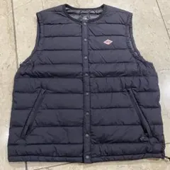 sh2901 DANTON ダントン　ブラック ダウンベスト