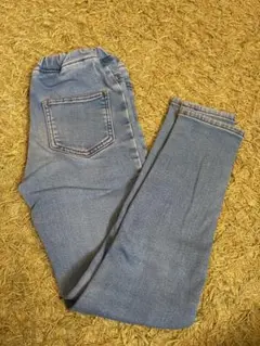 GU キッズ 起毛デニムパンツ 130サイズ