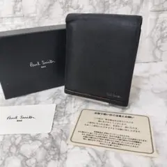 Paul Smith ブラック 二つ折り財布