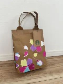 スターバックス SAKURA2024 保冷クラフトペーパーショッパーS