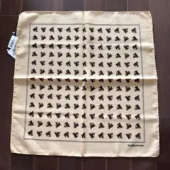 未使用　イタリア製　ハンドメイド　ポロラルフローレン　ウール　ハンカチ　ホース柄