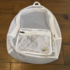 Speedo メッシュバックパック ホワイト