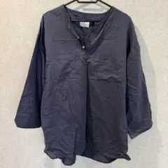 LANVIN en Bleu 五分袖 プルオーバーシャツ ネイビーのサムネイル