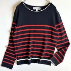 INES DE LA FRESSANGE UNIQLO ボーダーニット L 紺色