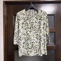 新品，未使用】ミゼール 幾何学模様 ブラウス 七部袖L - メルカリ