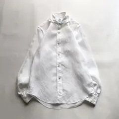 Finamore フィナモレ リネンシャツ バーニーズニューヨーク別注 M