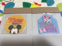 【ミッキー、ミニー】ガシャポン ディズニーキャラクター クリアラバーコースター