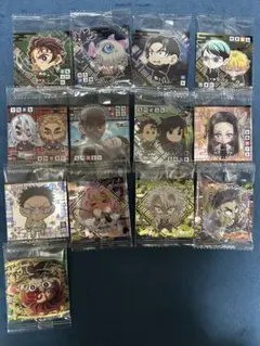 鬼滅の刃 ディフォルメシール ウエハース其ノ十四 １３枚まとめ売り