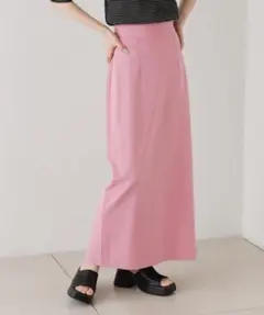 カスタネ　ポンチIラインスカート　ピンクのサムネイル