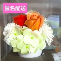 ソープフラワー フラワーソープ 石鹸 花 花束 ブーケ 箱入り 寄せ植え ギフト