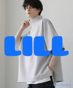 【美品】ハーフジップ 半袖 Mサイズ ゆったり