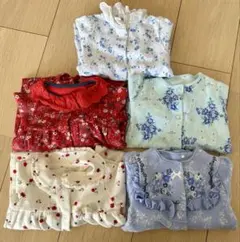NEXT baby 足付き花柄ロンパース【5点セット】