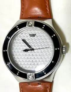 Swatch スウォッチ SWISS 腕時計 クォーツ ブラウンベルトのサムネイル