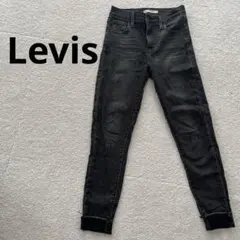 Levis ブラックスキニーデニム