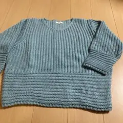 スタジオクリップ　Vネック 長袖ニットセーター