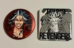 新品未使用】東京リベンジャーズ 黒川イザナ 極彩色缶バッジセット