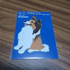 G.C.PRESS シェトランドシープドッグ 耐水 耐光ステッカー 新品未開封