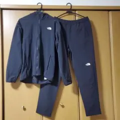 最終価格お値下げ❌➡️ノースフェイス×エイペックス上下セット×黒×ロゴ白×L