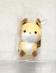 タヌキとキツネ ましゅもっち ひとくちサイズ キツネ おすわりのサムネイル