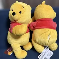 くまのプーさん Lぬいぐるみ 振り向きポーズ 2体セット